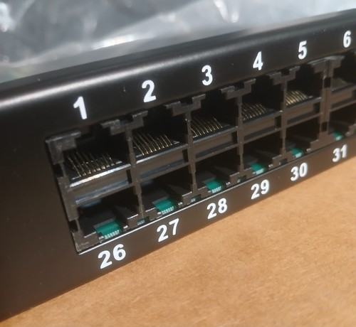 CAT3/TELEPHONE 50-PORT PATCH PANEL - PPAN-50-T 19" Inch - 第 3/8 張圖片