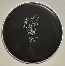 Rob Gardner Original Guns N’ Roses Drummer Signed Drumhead w/Inscription JSA COA