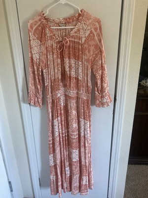 frye maxi dress SALE ! FRYE and CO. Women's Size M flowy, cool Spring Summer Boho Maxi Dress