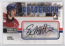 2009-10 ITG Heroes and Prospects Shawn Matthias #A-SMA Auto 2a8