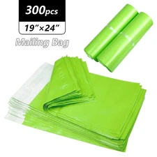 300 Poly Mailers Shipping Envelopes Bag Self Sealing Plastic Mailing Bag 19x24