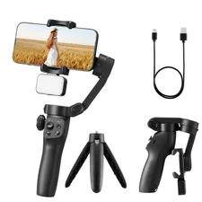 [New]VEVOR Gimbal Stabilizer for Smartphone,3-Axis Stabilization,Phone Gimbal f