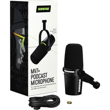 Shure MV7 Podcast Microphone Black
