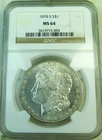 1878 s Morgan dollar NGC MS64 *VAM 9 engraved feather broken S* EP