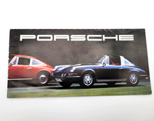 VTG Porsche 912 911 1968 Targa Dealer Brochure Fold Out Original German 60s
