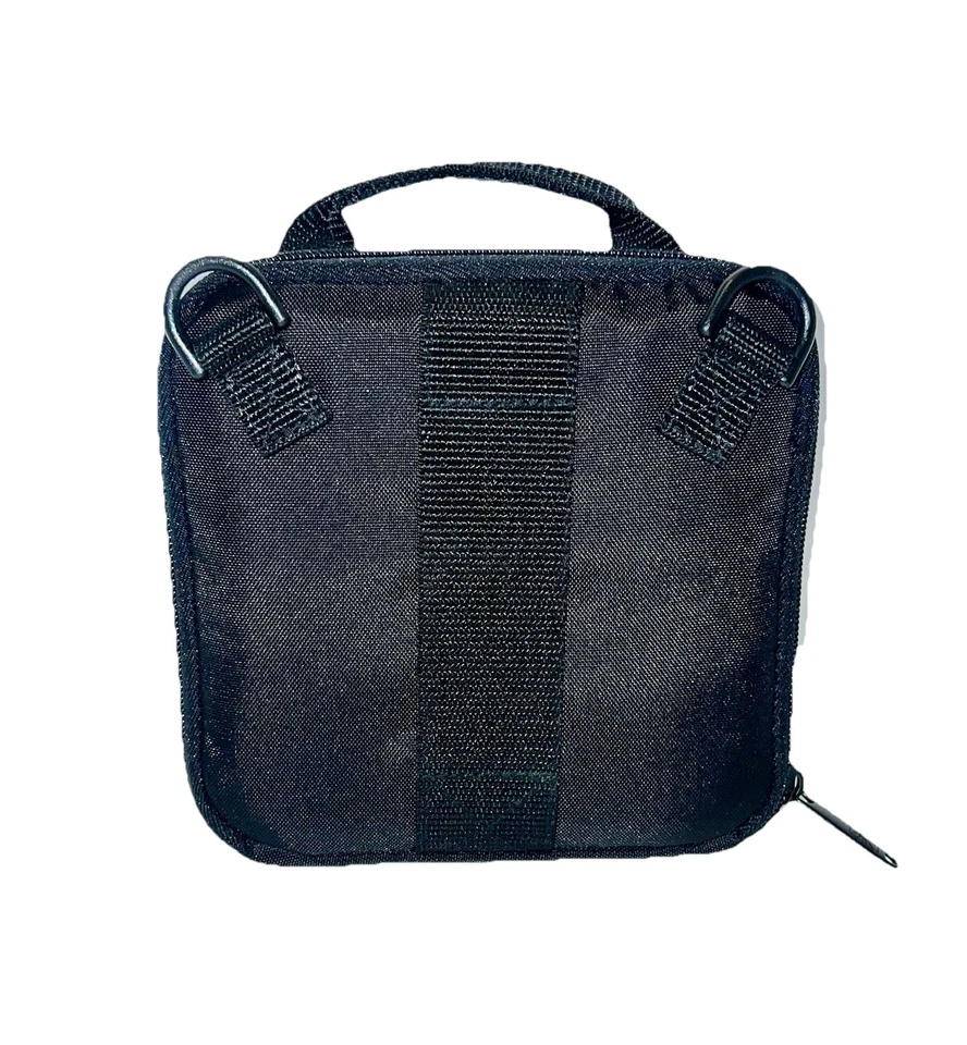 Estuche Vintage Retro Años 90 CASE LOGIC 12 CD DVD Estuche Soporte Funda Negro Folio Cremallera Foto 2 de 4