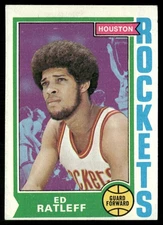 Ed Ratleff 1974-75 Topps #72 RC Houston Rockets VG+