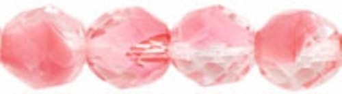 Light Siam Czech Fire Polished Round Faceted Glass Beads Size 8mm 150 Pcs Traditional Preciosa Fire Polish Beads Loose Red - UK