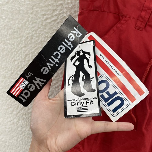 DEADSTOCK 90s Y2K Vintage UFO Cargo Parachute Pant 8 28 Gorpcore Cyber Tech Rave - Picture 11 of 12