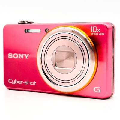 SONY Cyber-shot DSC-WX100 Pink Digital Camera 10x zoom From Japan