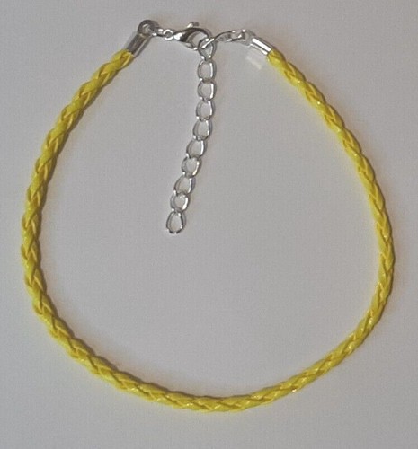 NEW BRAIDED LEATHER ANKLET ANKLE BRACELET 29 COLOURS 9" + EXT - BUY 5 GET 1 FREE - Picture 17 of 32