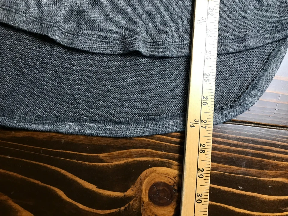 Suéter Xhilaration, Feminino Tamanho Pequeno, Cinza, Gola Redonda, Manga Longa - Imagem 4 de 4