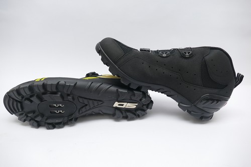 Sidi MTB Defender Schuhe Herren, schwarz/gelb Größe EU 46 Fahrradschuhe Biker - Bild 3 von 5