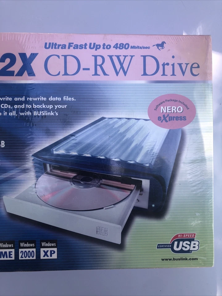 Buslink UII-RW52E CD-RW Desktop PC/Laptop USB 2.0 External Drive - Image 3 of 4