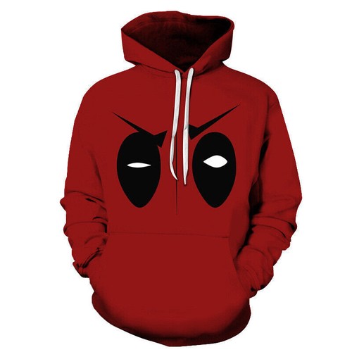 Deadpool Pullover Hoodie Sweatshirt Cosplay Superhero Jacket Coat Fancy Costumes - Picture 10 of 32