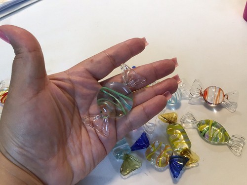18 STÜCK MURANO GLAS BONBONS ALLE VERSCHIEDEN - Bild 2 von 2
