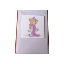 Handmade Card +Envelope,  , 6" X4" (no35)