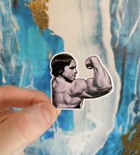 Arnold Schwarzenegger Sticker I Gloss or Holographic Laminate l Waterproof Decal