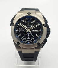 IWC INGENIEUR DOUBLE CHRONOGRAPH IW376501 NICE! VIDEO! 2