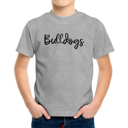 Toddler Kids Youth T-shirt Bulldogs Graphic Printed Wear Game Day School Sport - Picture 11 of 15