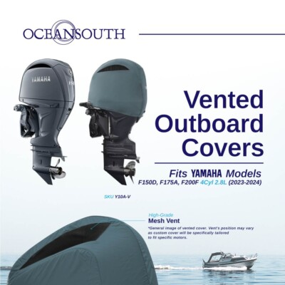 #ad #ad Vented Cover for Yamaha Outboards 4CYL 2.8L 2023 or newer $117.28