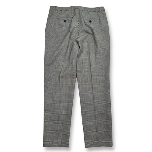 EUC J. Crew Wool Blend Glen Plaid Slim Dress Pants Career Trousers Size 2 - Picture 2 of 9