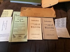 Lot of H.H. Perkins Seat Weaving Instructions