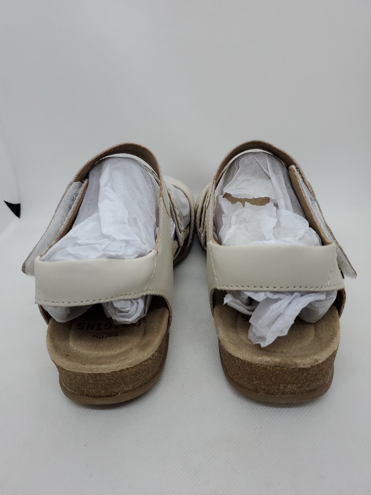 Earth Origins Bria Sandals Open Toe Comfort Ankle Strap Leather Women's