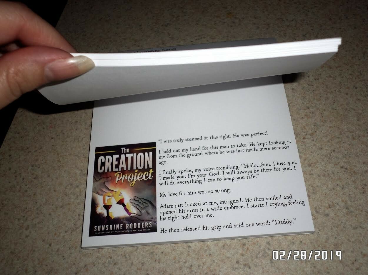 NEW The Creation Project Notepad - Picture 5 of 5