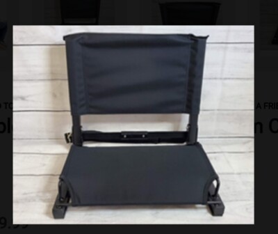 Comfortable and Lightweight Stadium Chair with Shoulder Strap 