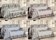 Telo Arredo Multiuso Linea Pensieri Delicati In 100% Cotone Disegno Gnomi