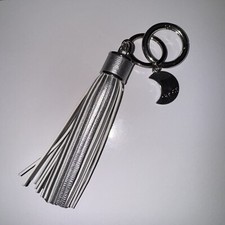 Ghost London Leather Silver Tassle Bag Charm - Ghost Perfume