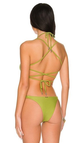 Cult Gaia Sexy Green Bikini Set Swimwear Swimsuit Size XS Two-Piece - Picture 7 of 15