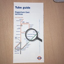 London. Underground Tube  Guide.  (.  Dagenham. East.     May. 2001.    )