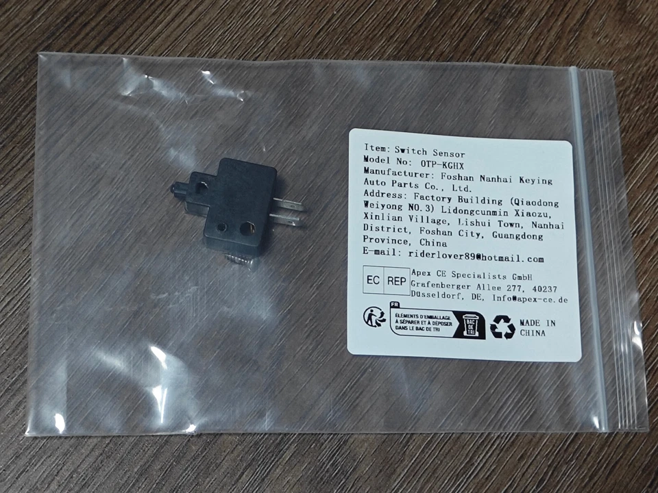 Sensor de microinterruptor de embreagem para HONDA CRF 250L 300L/Rally 125F/FB 150F 230F 250F - Imagem 2 de 4