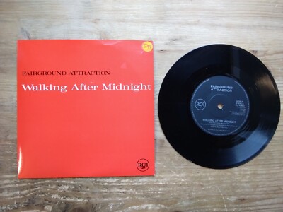 Fairground Attraction Walking After Midnight EX 7'' Single Vinyl Record PB43653