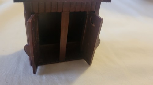 O scale Plasticville Brown His And Hers Out House accessory - 第 6/10 張圖片