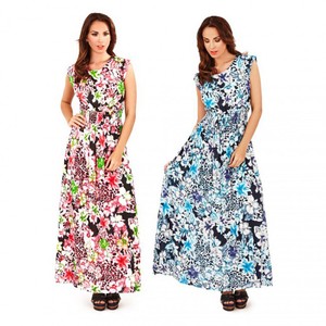 cap sleeve maxi dress uk