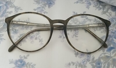 Safilo Italy Eyeglasse Frame 1850 VF1 - 140-52-20 Round Matte Gray Green Brown 