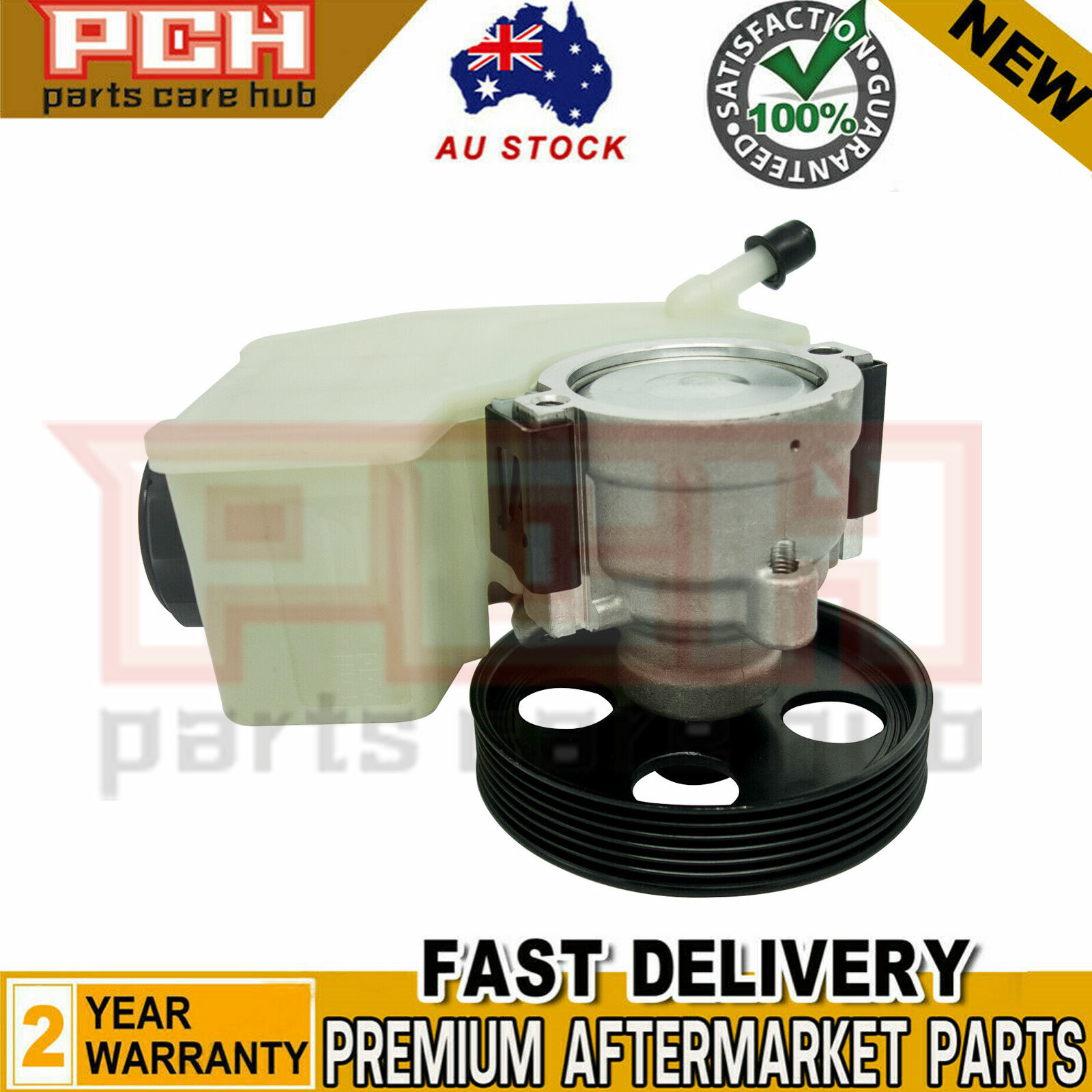 FG Power Steering Pump w/ Reservoir Pulley For Ford Falcon BA BF 6 Cyl