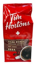 Tim Hortons Dark Roast Ground Coffee 12 oz Horton's