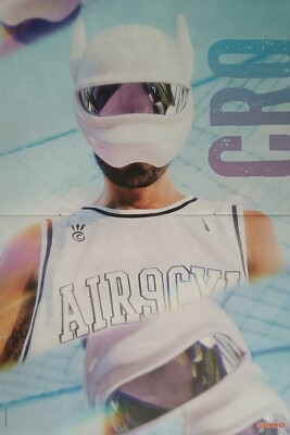 CRO - A3 Poster 42x28cm - MERCH Rapper Maske Fan Sammlung Clippings Plakat BRAVO