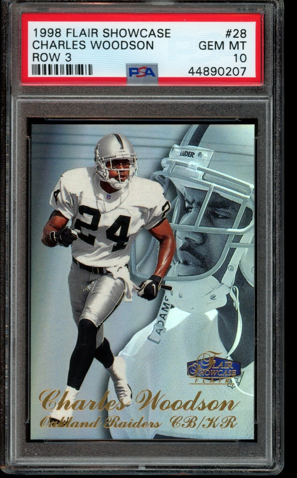 Charles Woodson Flair Showcase #28 Row 3