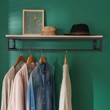 PENDERIE ETAGERE MURALE BOIS