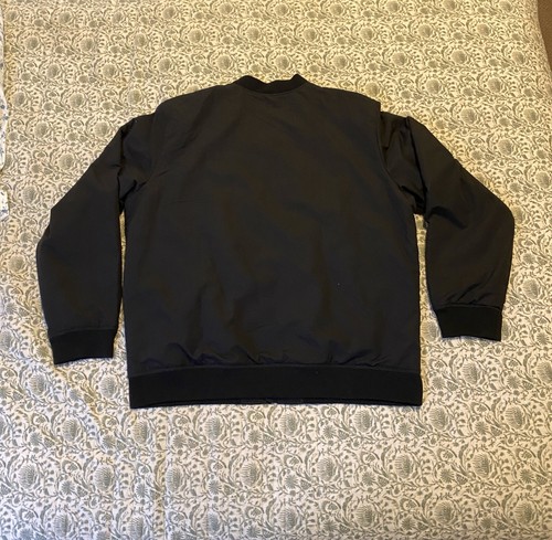 NWT Men’s Old Navy Size XXL Tall Bomber Style Jacket Black Full Zip UP - Picture 2 of 4