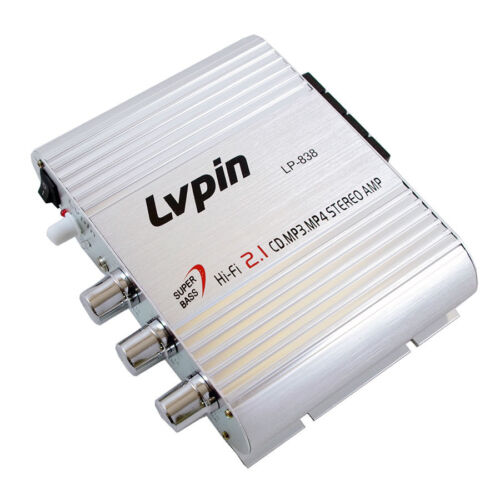 New 2.1 Lvpin 12V 200W Mini Hi-Fi Stereo Amplifier Radio MP3 iPod For Car Home - Bild 2 von 10