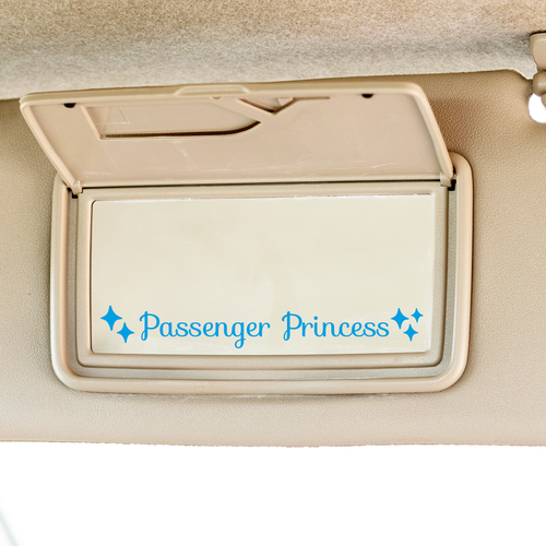 Passenger Princess Car Mirror Decor Sun Visor Mirror Princess crown