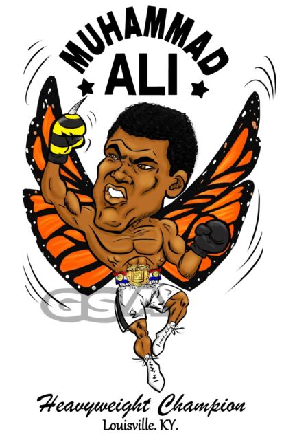 Original Muhammad  Ali Caricature  11 x 17 Poster eBay