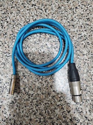 Kondor Blue MiniXLR 5 Foot Mini XLR to XLR for BMPCC 4K/6K, Blue
