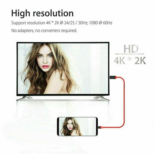 MHL USB Type C to HDMI 1080P HD TV Adapter For Android LG Samsung Motorola Black - Picture 8 of 12